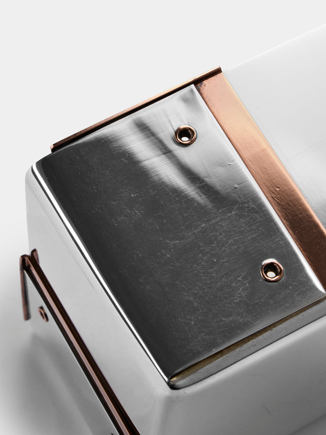 San Lorenzo - 1972 Afra and Tobia Scarpa Sterling Silver Square Box - Silver - ABASK