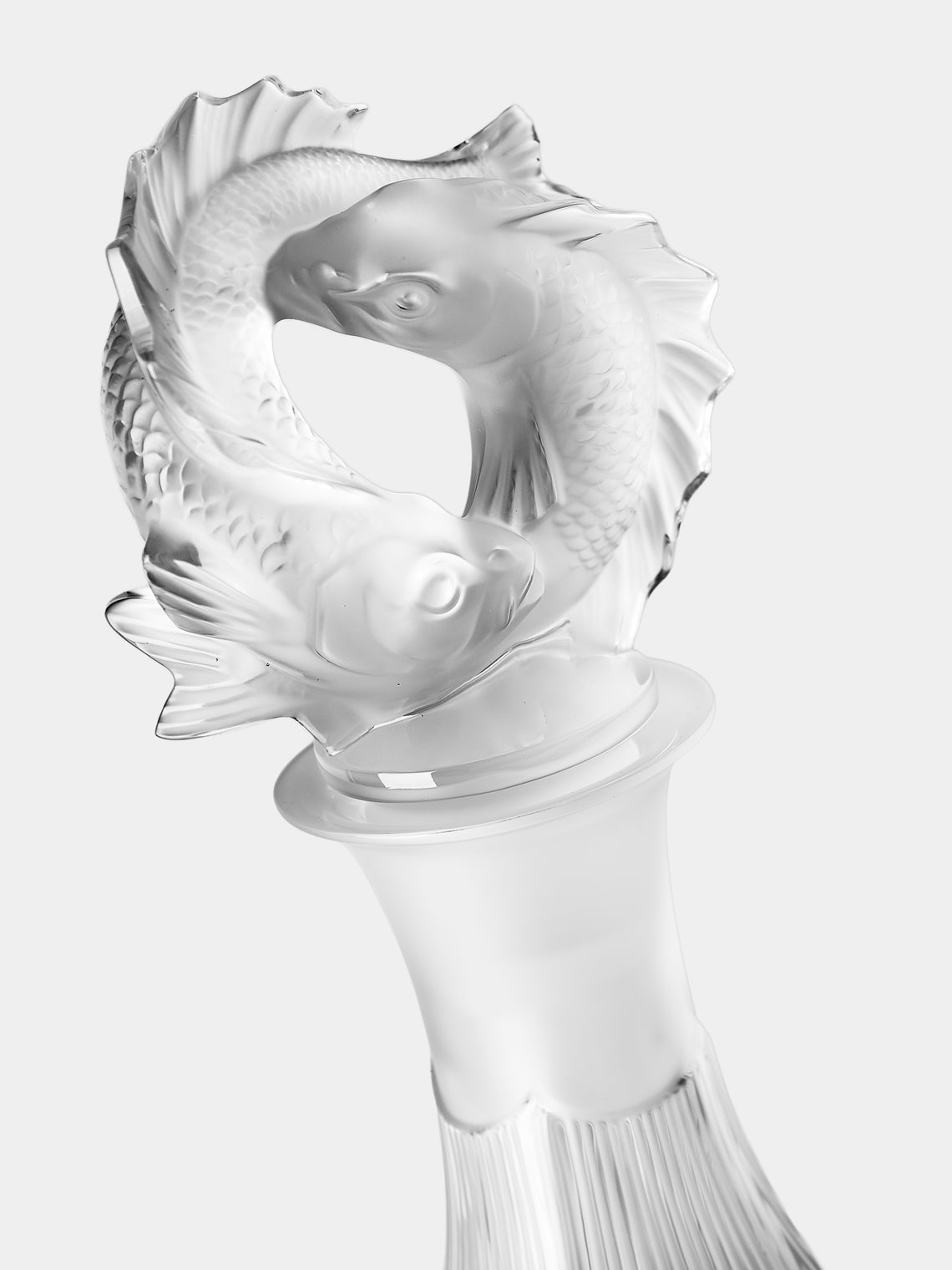 Lalique - Poissions No. 2 Crystal Decanter - Clear - ABASK