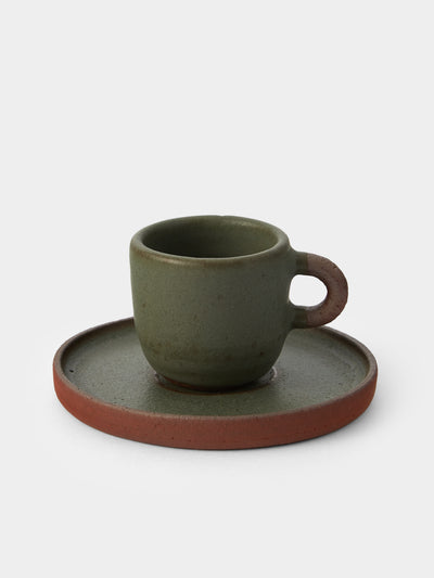 Andrea Tsang - Terra Stoneware Espresso Cups and Saucers (Set 4) -  - ABASK - 