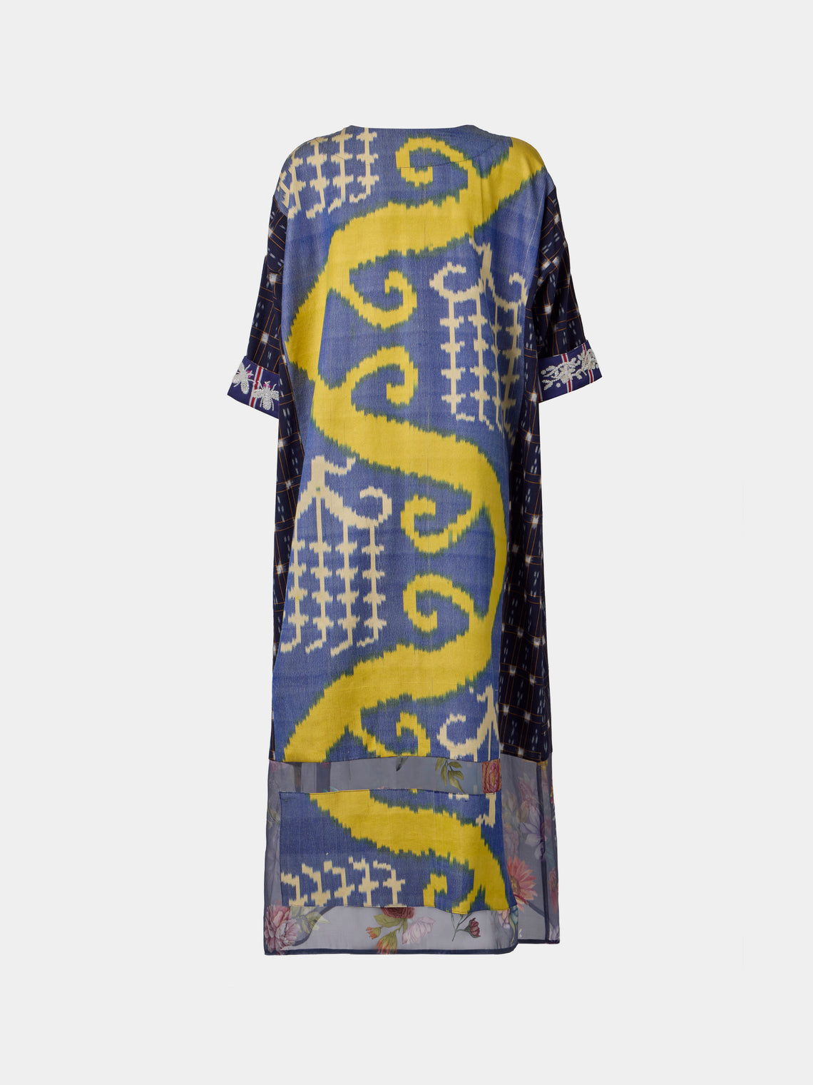 Nazzy Beglari - Women's Hand-Loomed Ikat Cotton Robe | One Size - Multiple - ABASK
