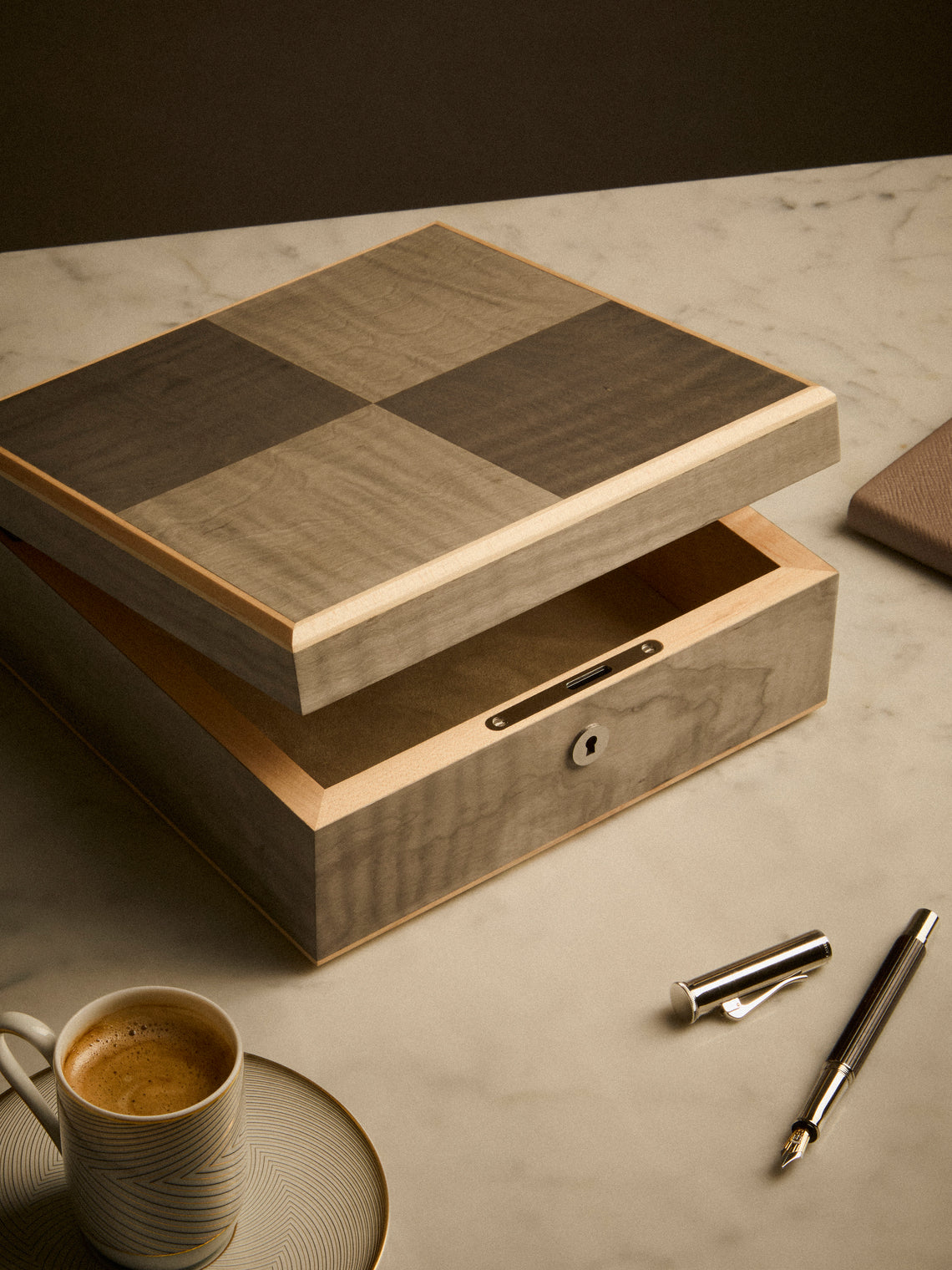 Linley - Henley Sycamore Box - Green - ABASK