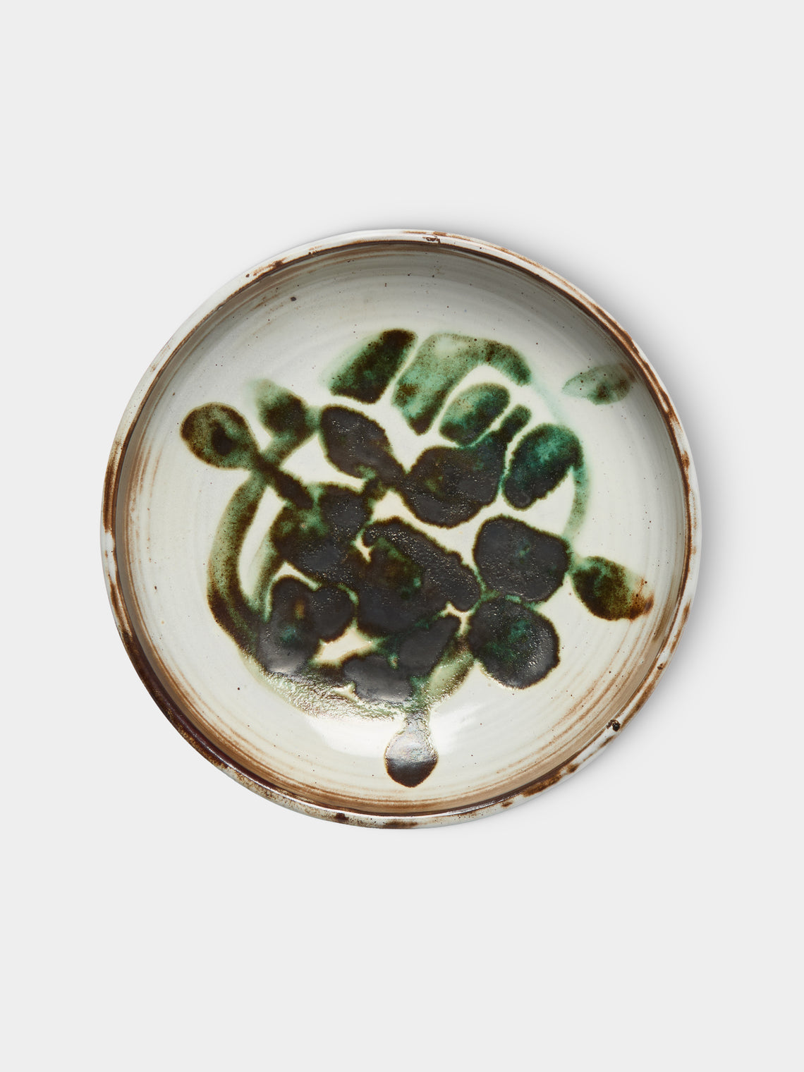 Antique and Vintage - 1950s Michel Anasse French Ceramic Bowl - White - ABASK