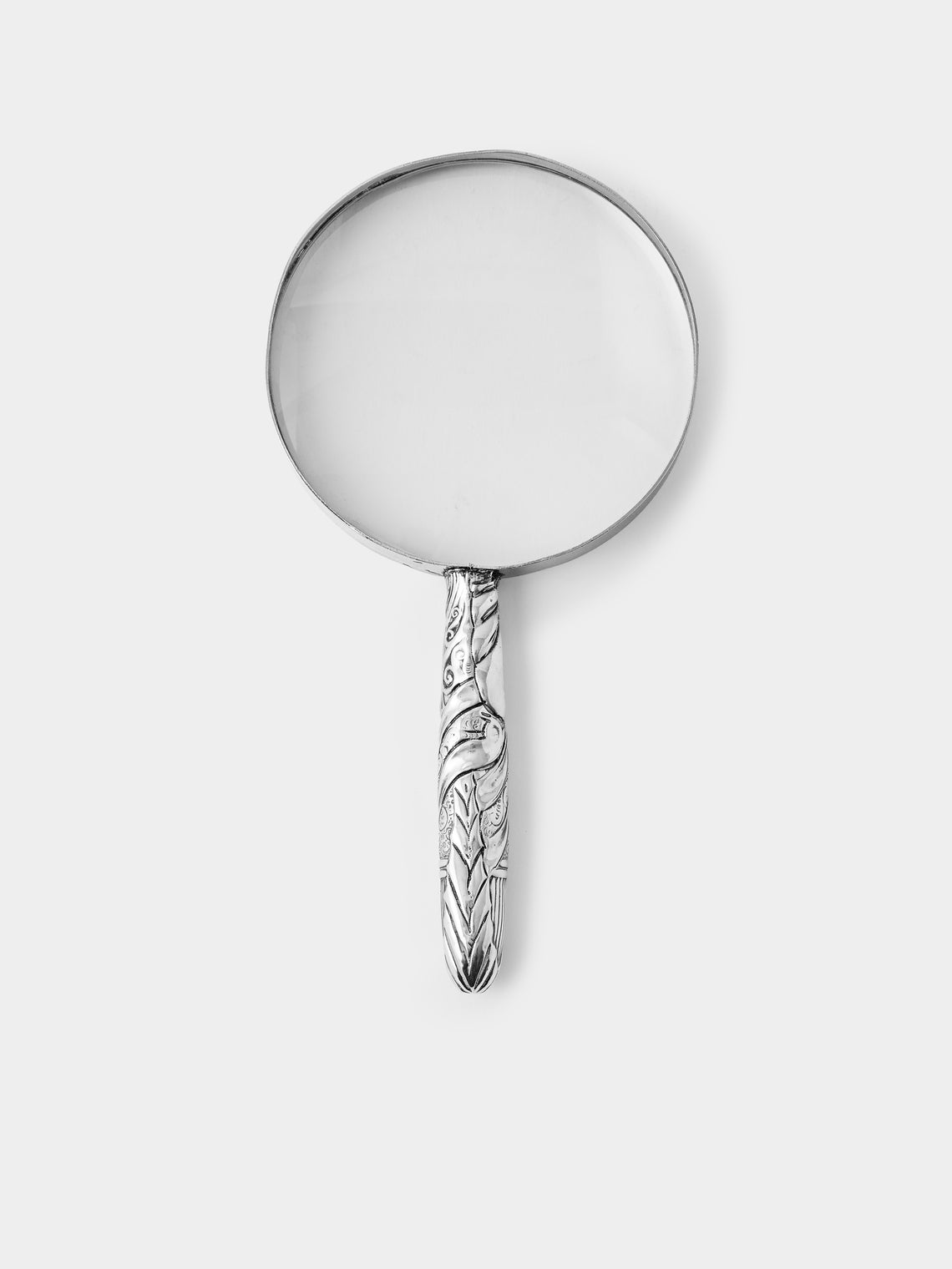 Antique and Vintage - 1897 Solid Silver Magnifying Glass - Silver - ABASK - 