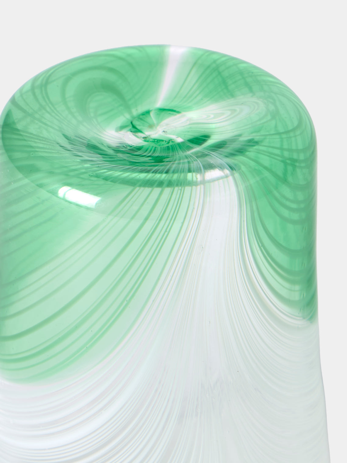 Droulers - Hand-Blown Murano Glass Tumbler - Green - ABASK