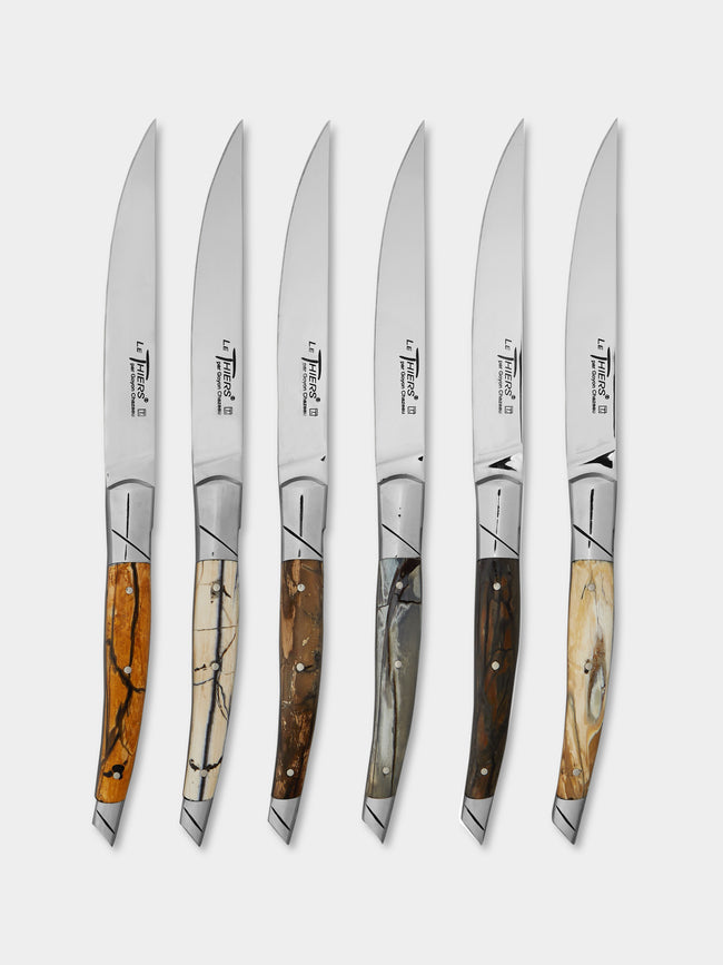 Goyon-Chazeau - Le Thiers Prestige Woolly Mammoth Table Knives (Set of 6) -  - ABASK - 