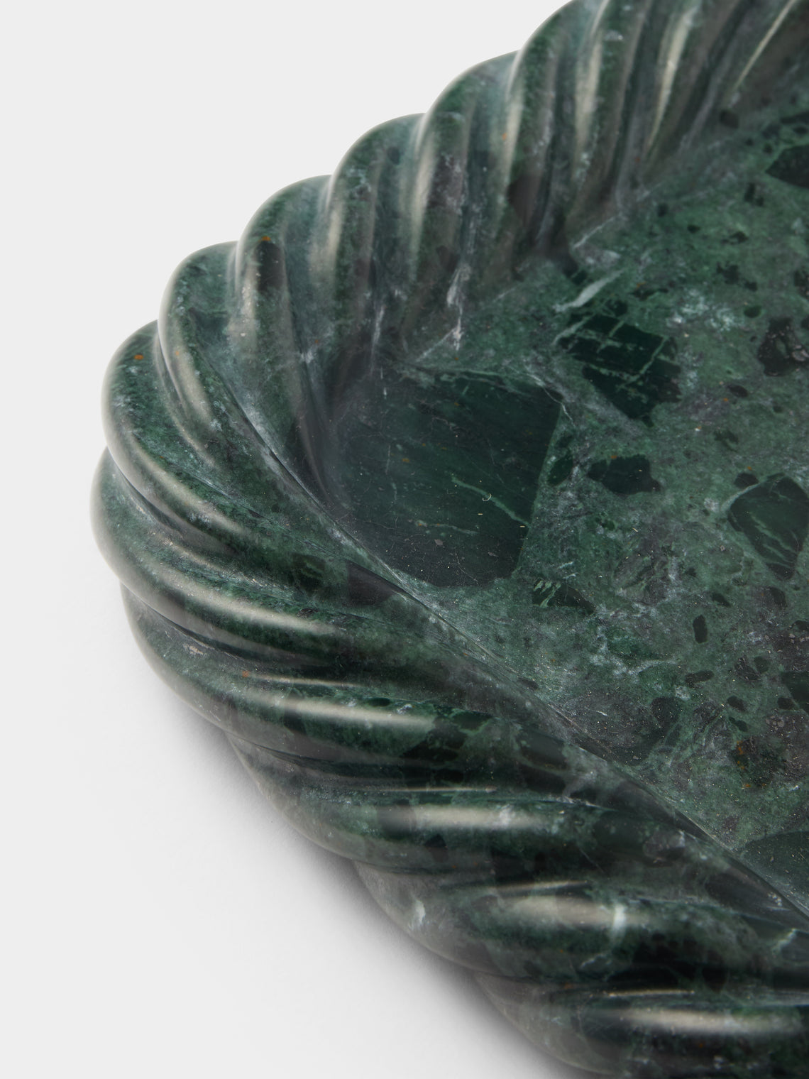 Anastasio Home - Sam Marble Tray (8in/20cm) - Green - ABASK