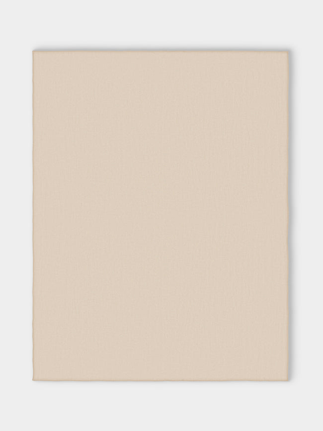 Libeco - Hudson Belgian Linen King-Size Bed Blanket (130in/3.3m) - Beige - ABASK - 