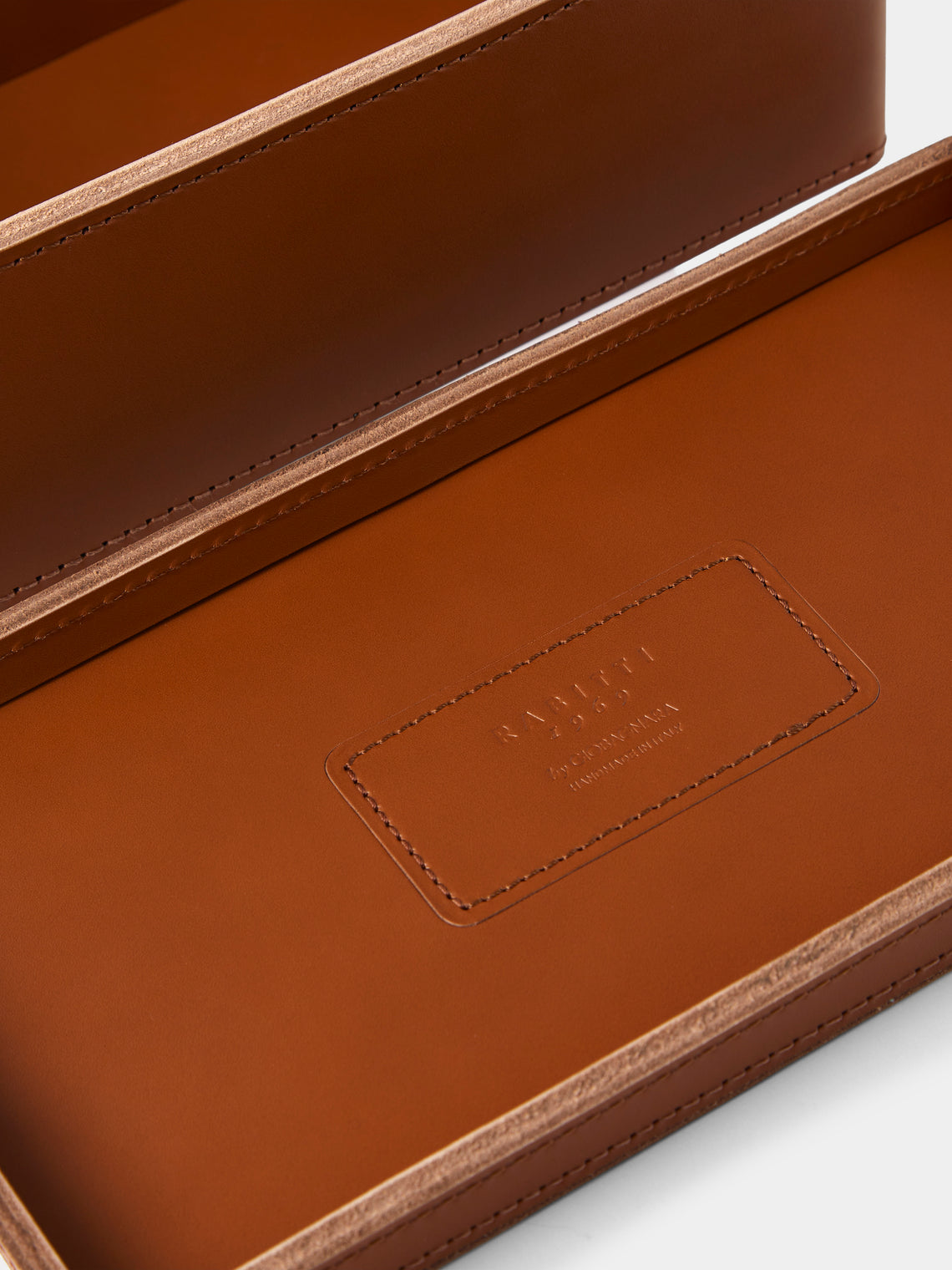 Rabitti 1969 - Inverno Leather Small Box - Orange - ABASK
