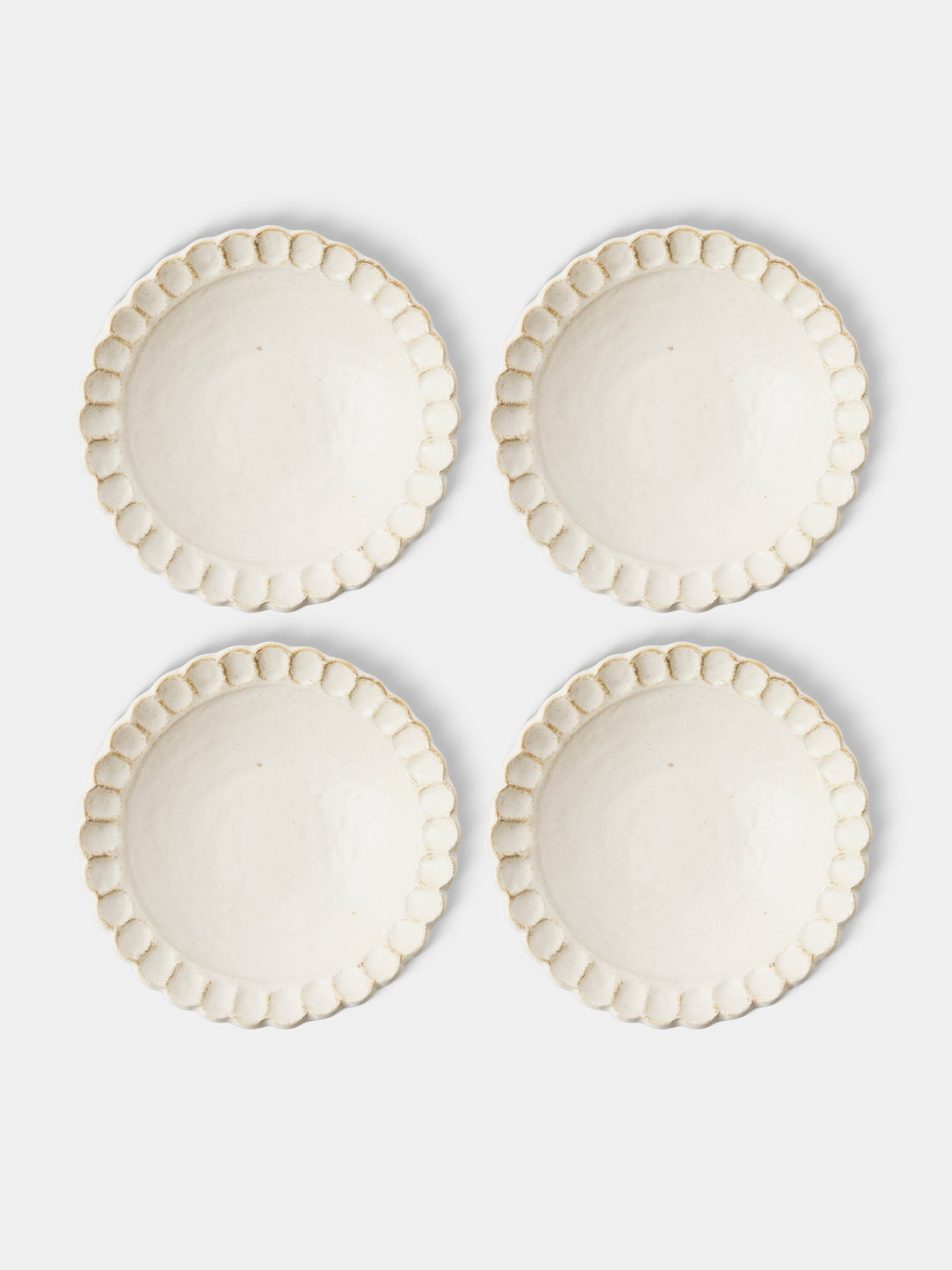 Kaneko Kohyo - Coco Ceramic Bowls (Set of 4) - White - ABASK