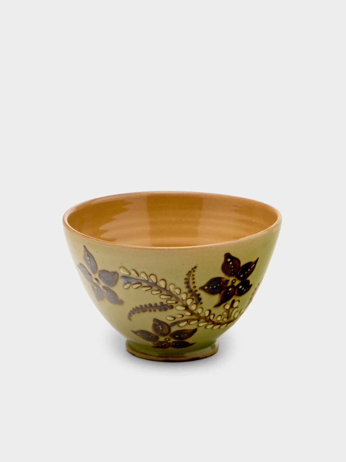 Poterie d’Évires - Flowers Hand-Painted Ceramic Bowls (Set of 6) - Multiple - ABASK