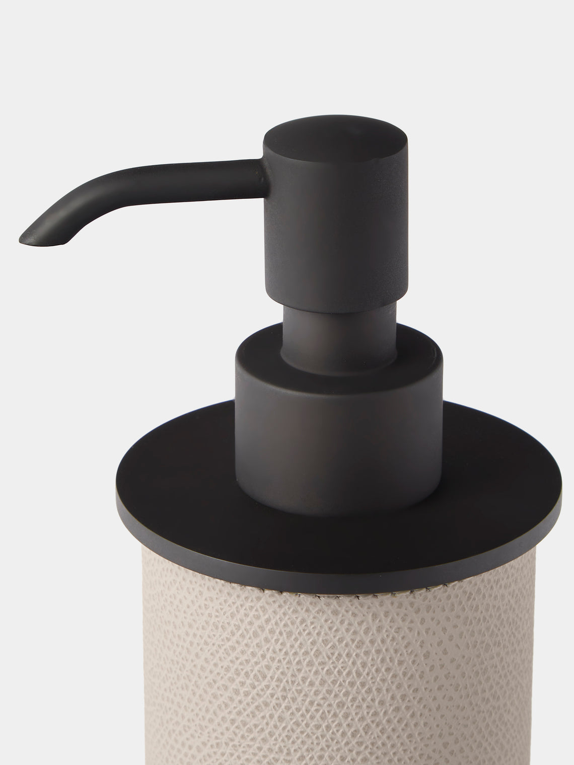 Giobagnara - Positano Leather Soap Dispenser - Light Gray - ABASK