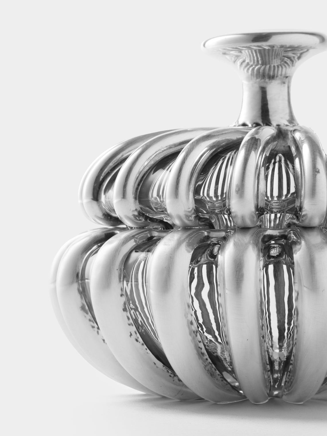 Antique and Vintage - 1940s Art Deco Crystal and Solid Silver Box - Clear - ABASK