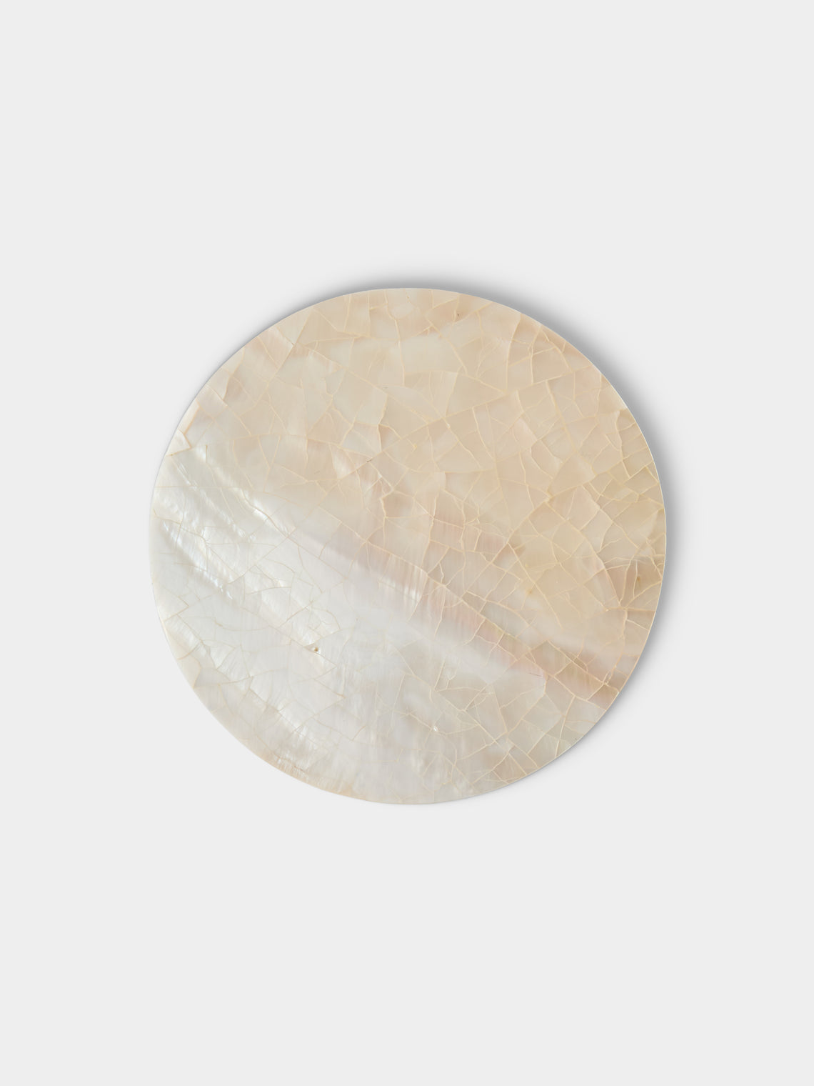 Objet Luxe - Mother-of-Pearl Coasters (Set of 6) - Ivory - ABASK