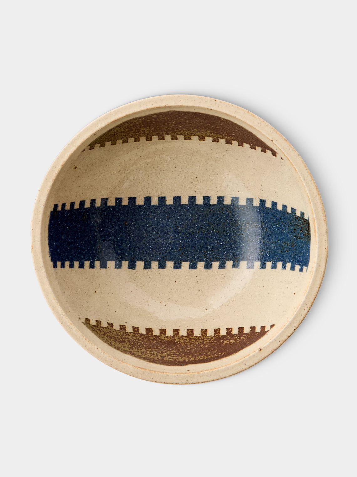 Makidani-gama - No. 1 Nerikomi Ceramic Large Bowls (Set of 6) - Multiple - ABASK - 