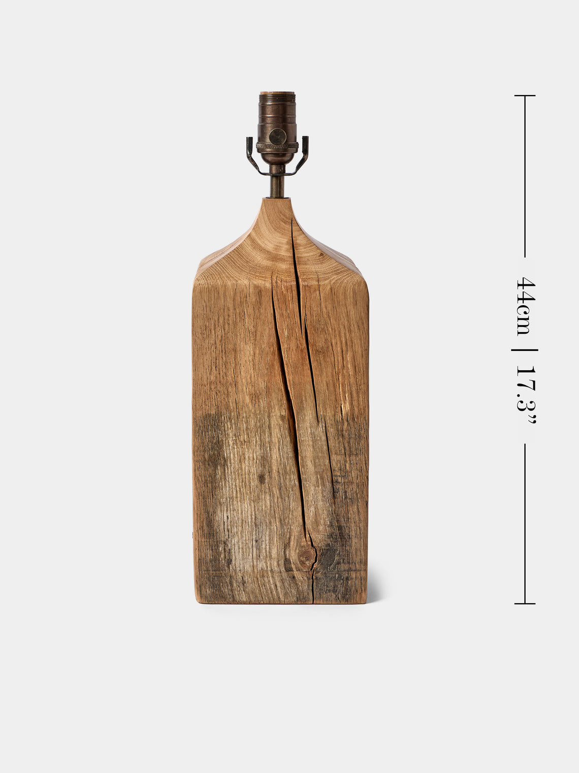 Jamie Gaunt Designs - No. 8 Block Natural Oak Table Lamp - Natural - ABASK