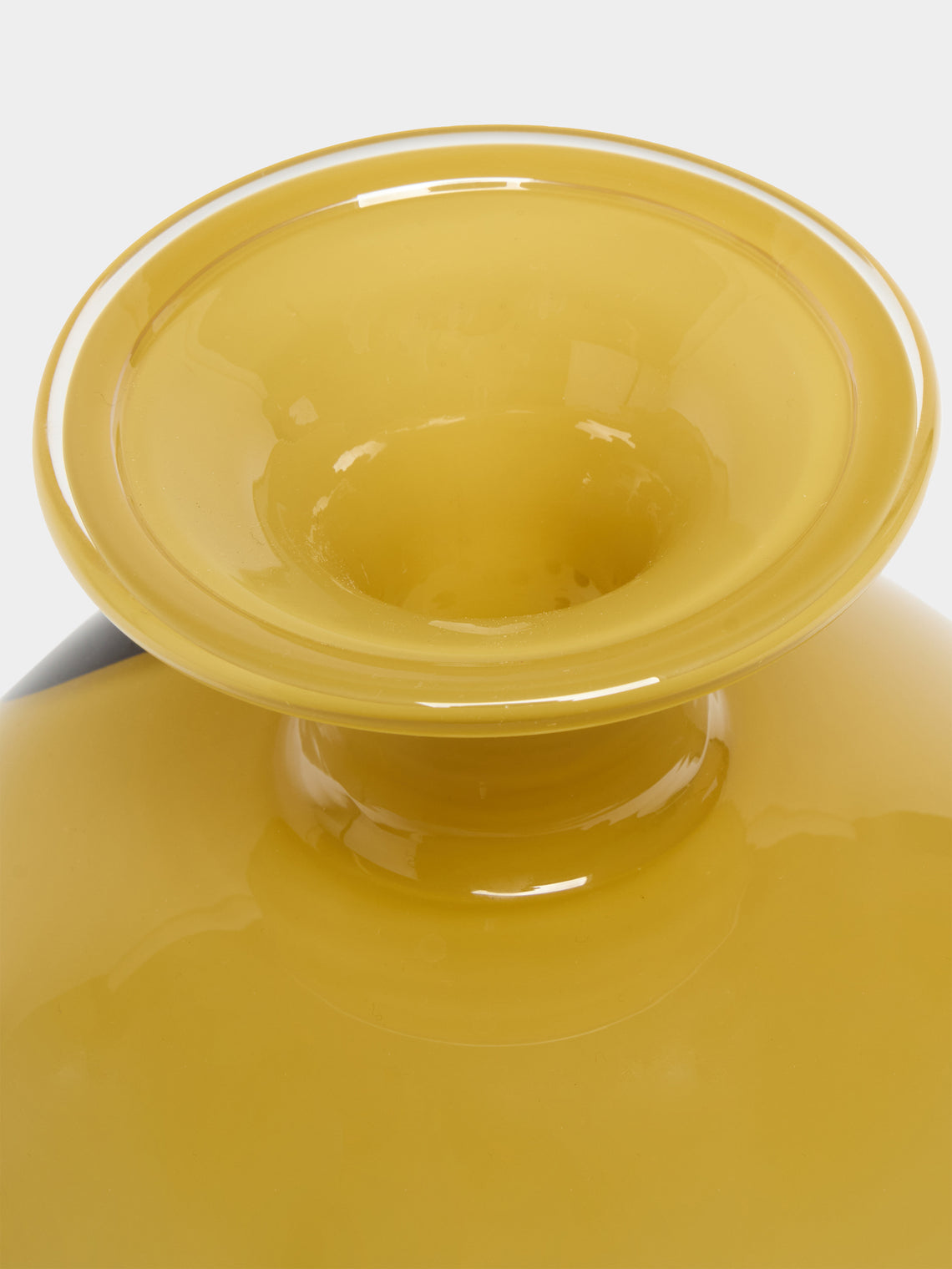 Martyn Thompson Studio - Penny Spotted Hand-Blown Glass Vase (21.5in/55cm) - Yellow - ABASK