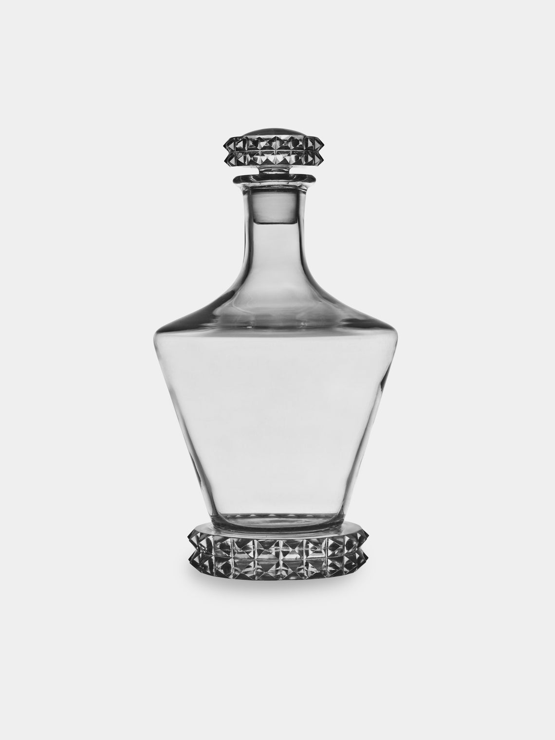 Antique and Vintage - 20th-Century Saint Louis Crystal Carafe with Coupes (Set of 11) - Clear - ABASK