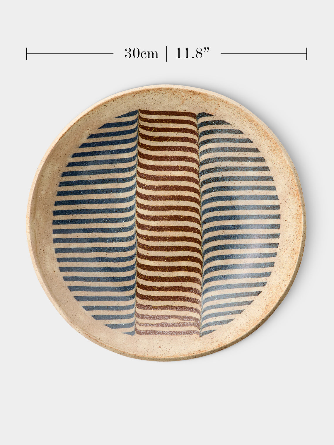 Makidani-gama - Nerikomi Ceramic Serving Dishes – 12in/30cm (Set of 2) - Multiple - ABASK