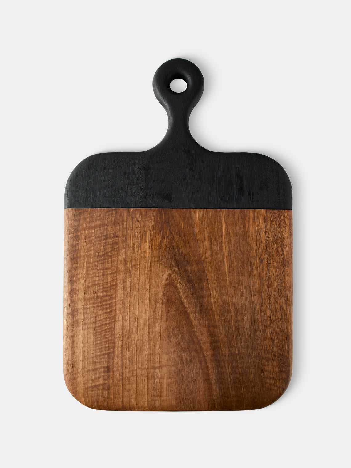 Lucas Castex - Hand-Carved Walnut Serving Board - Dark Brown - ABASK