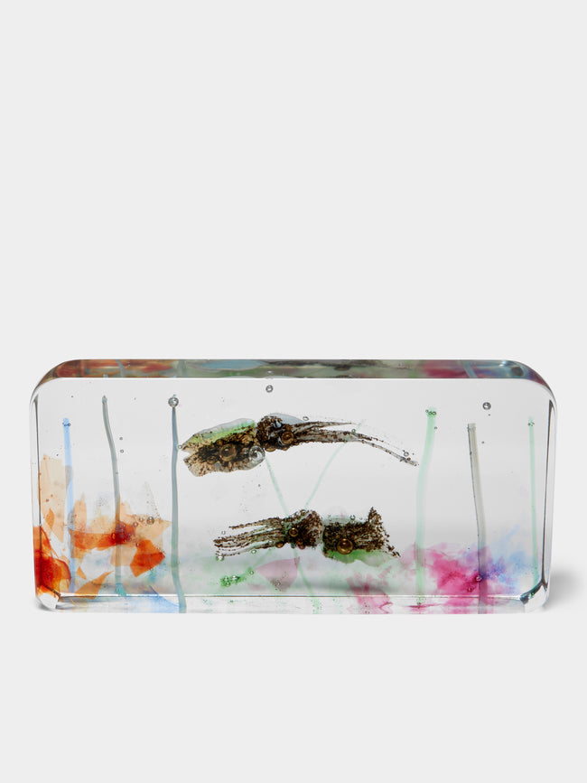 Antique and Vintage - 1950s Aquarium Murano Glass Paperweight -  - ABASK - 