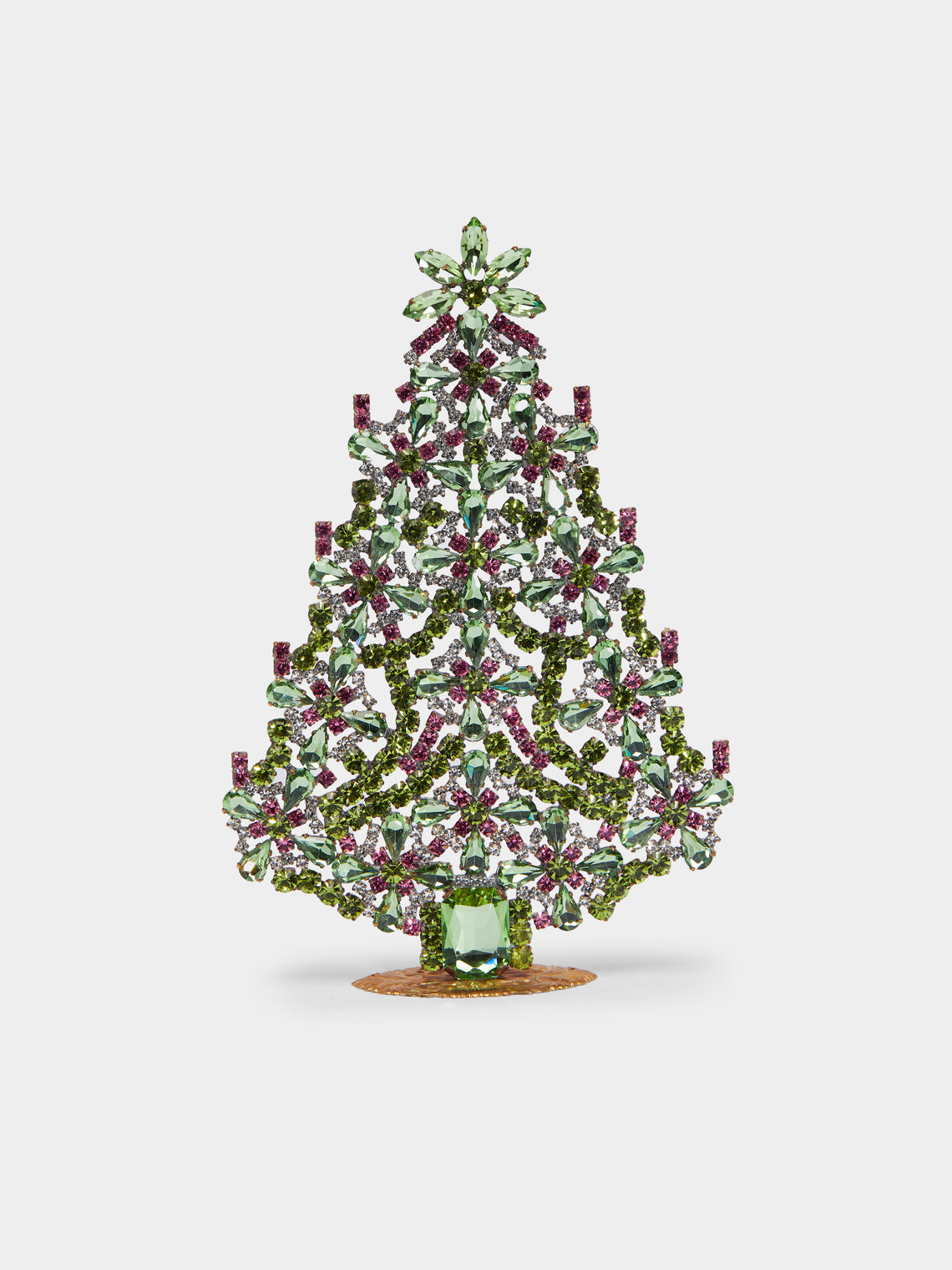 Antique and Vintage - 1930s Czech Jewelled Large Christmas Tree -  - ABASK - 