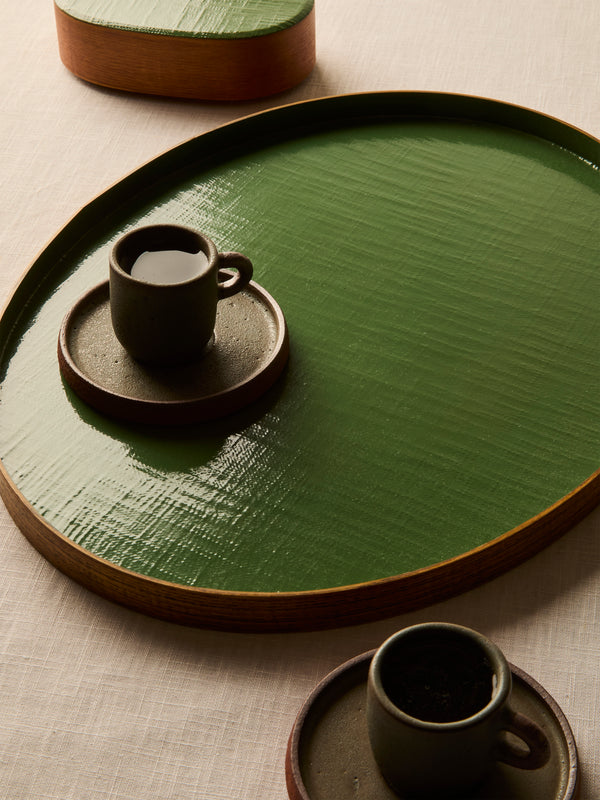 Huh Myoung Wook - Ottchil Ash Tray (16.5in/42cm) - Green - ABASK