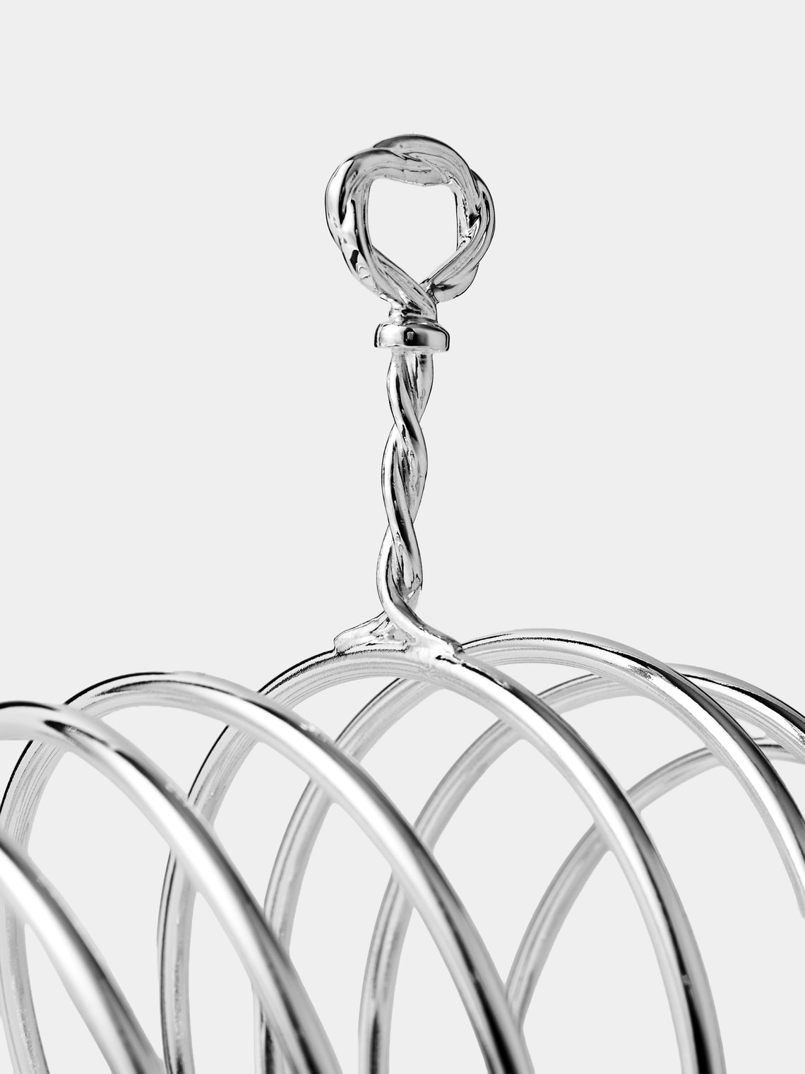 Greggio - Villa Pisani Silver-Plated Toast Rack with Tray - Silver - ABASK