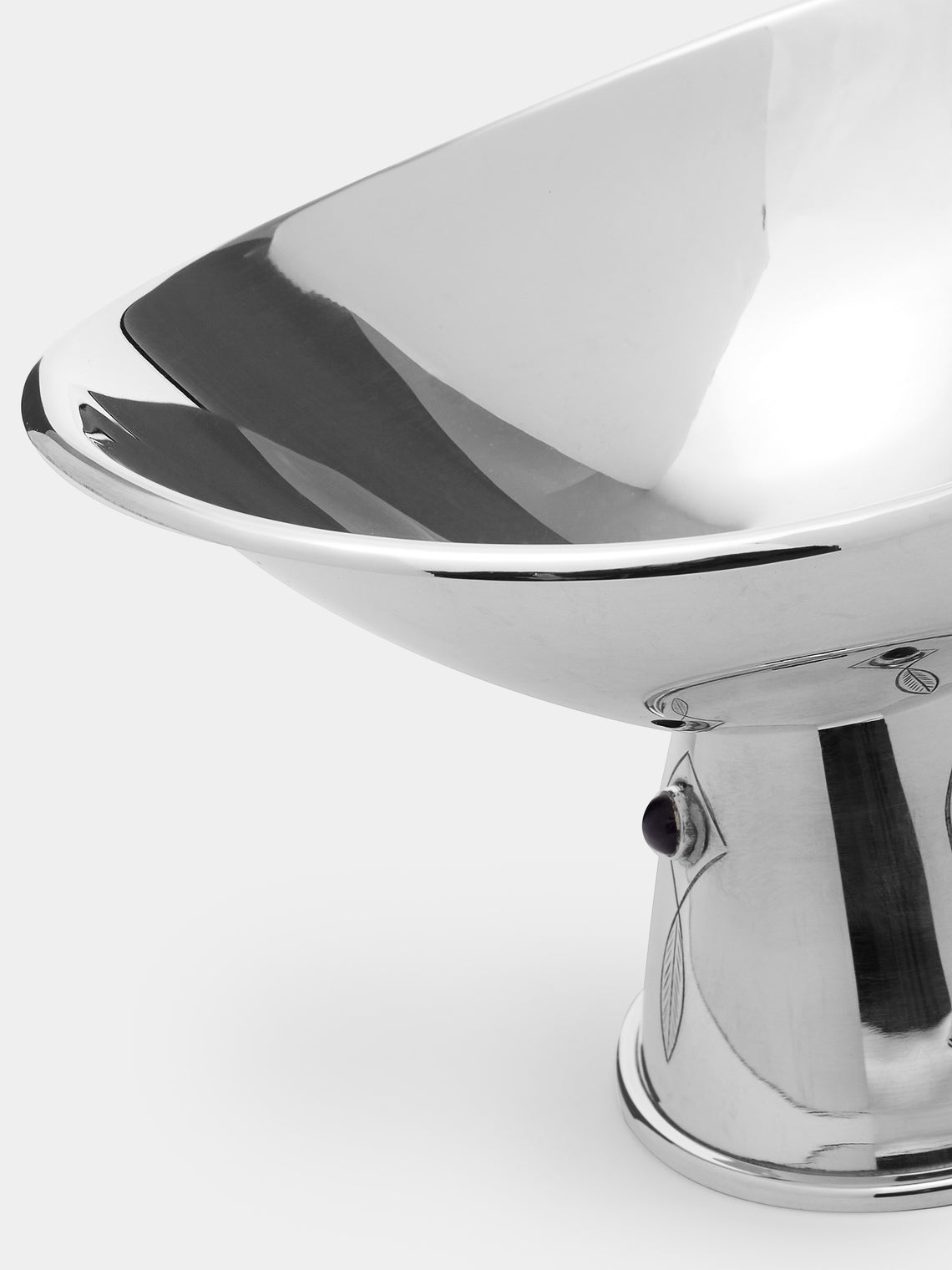 Antique and Vintage - 1950s Tage Göthlin Solid Silver and Amethyst Bowl -  - ABASK