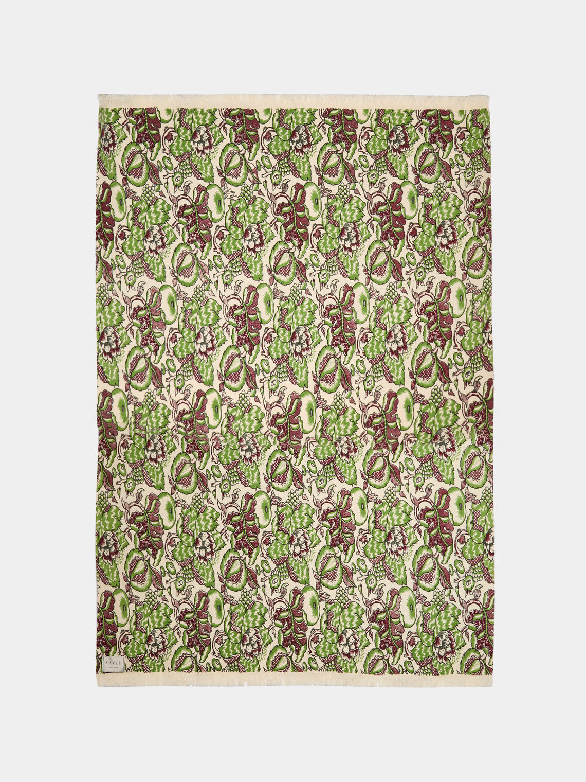 Saved NY - Sanssouci Woven Cashmere Throw (79in/2m) - Green - ABASK - 