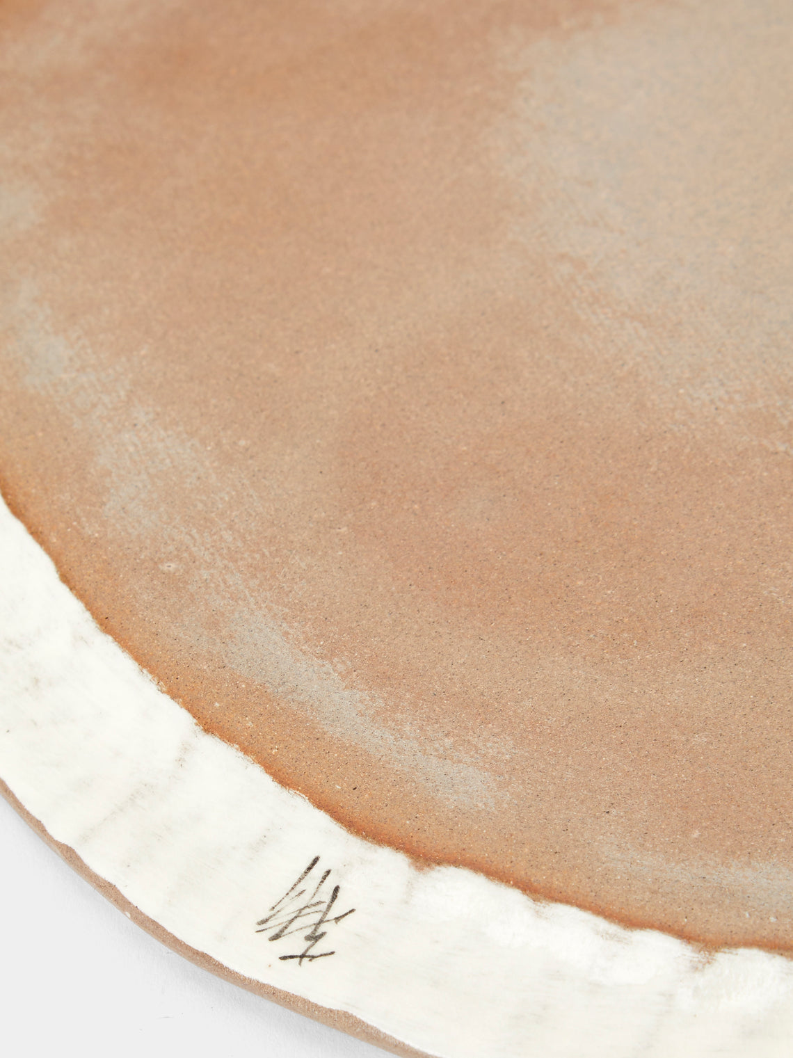 Yon Ho Kyung - Apples Hand-Painted Buncheong Platter - White - ABASK