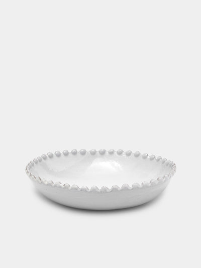 Astier de Villatte - Adélaïde Hand-Glazed Ceramic Soup Plate – 8.5in/21.5cm (Set of 2) - White - ABASK - 