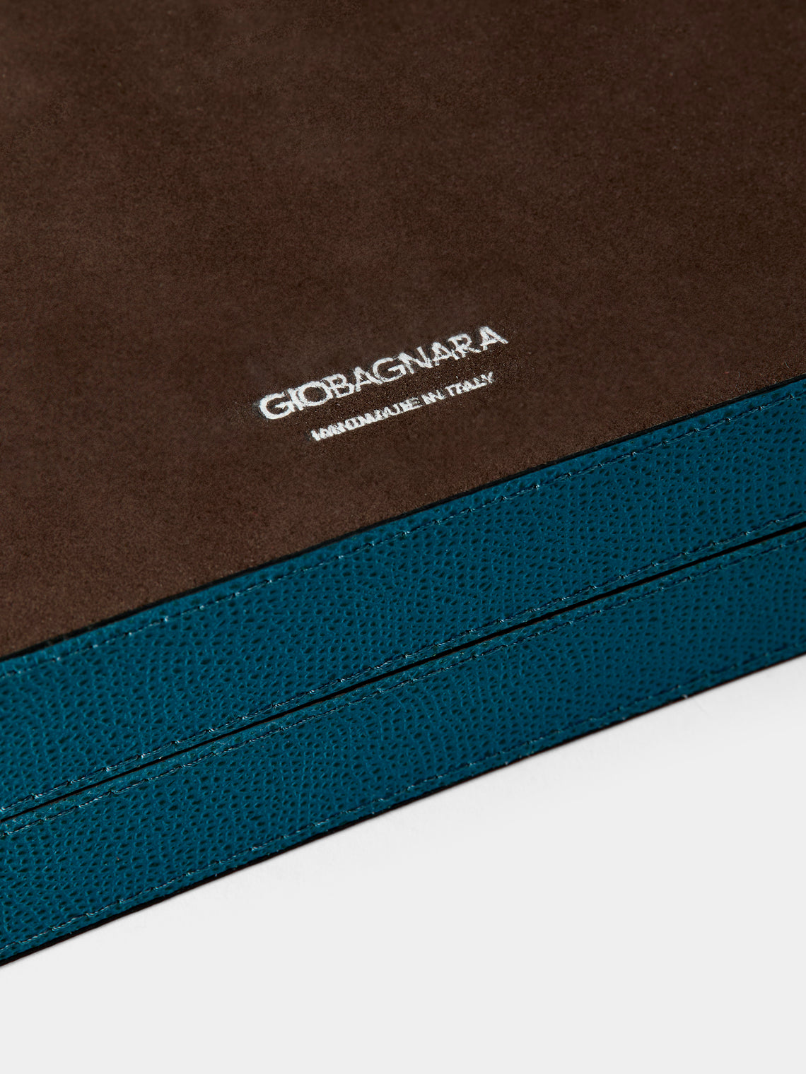 Giobagnara - Leather Backgammon Set - Navy - ABASK