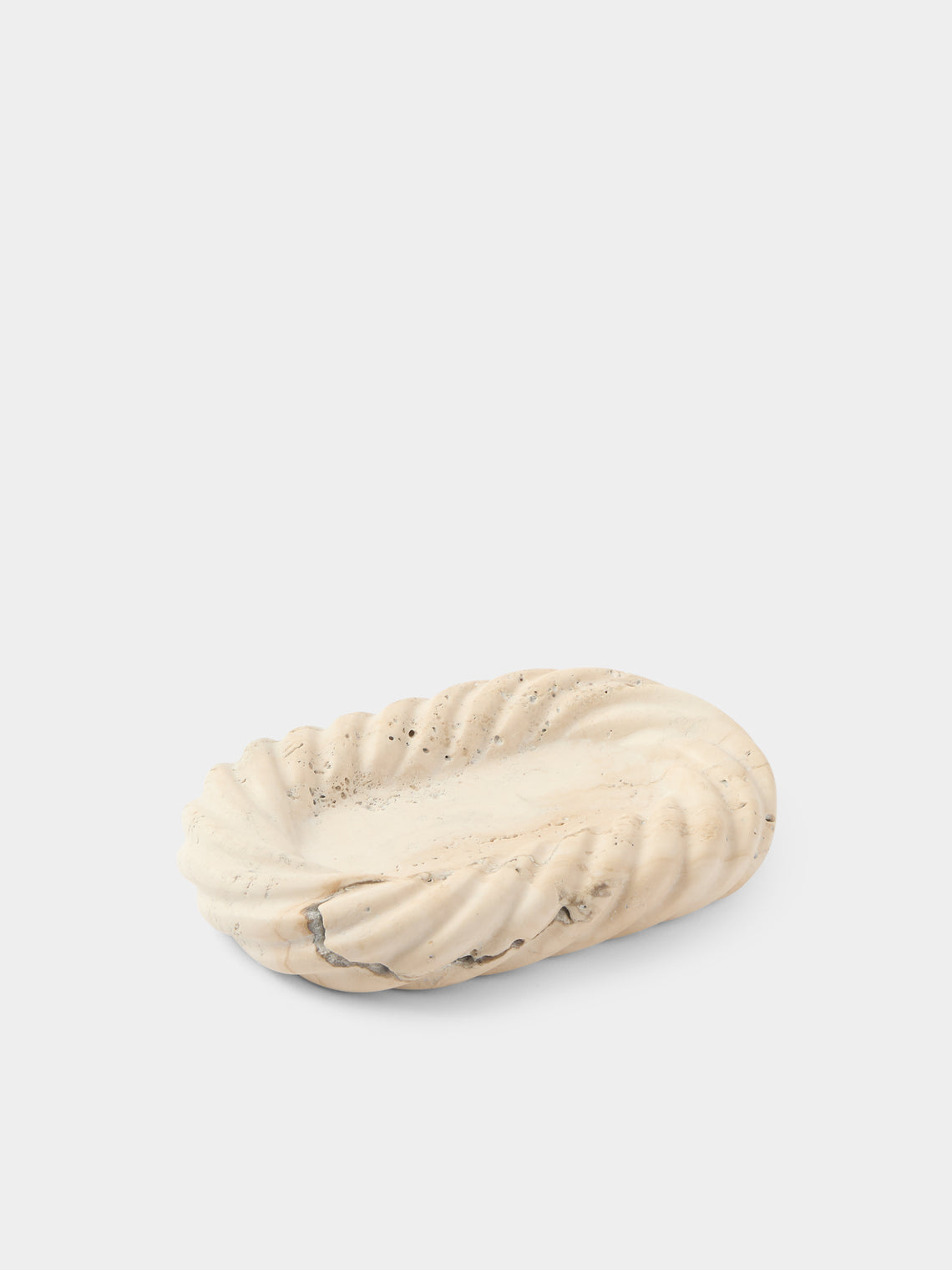 Anastasio Home - Hannah Catch Marble Dish - Beige - ABASK