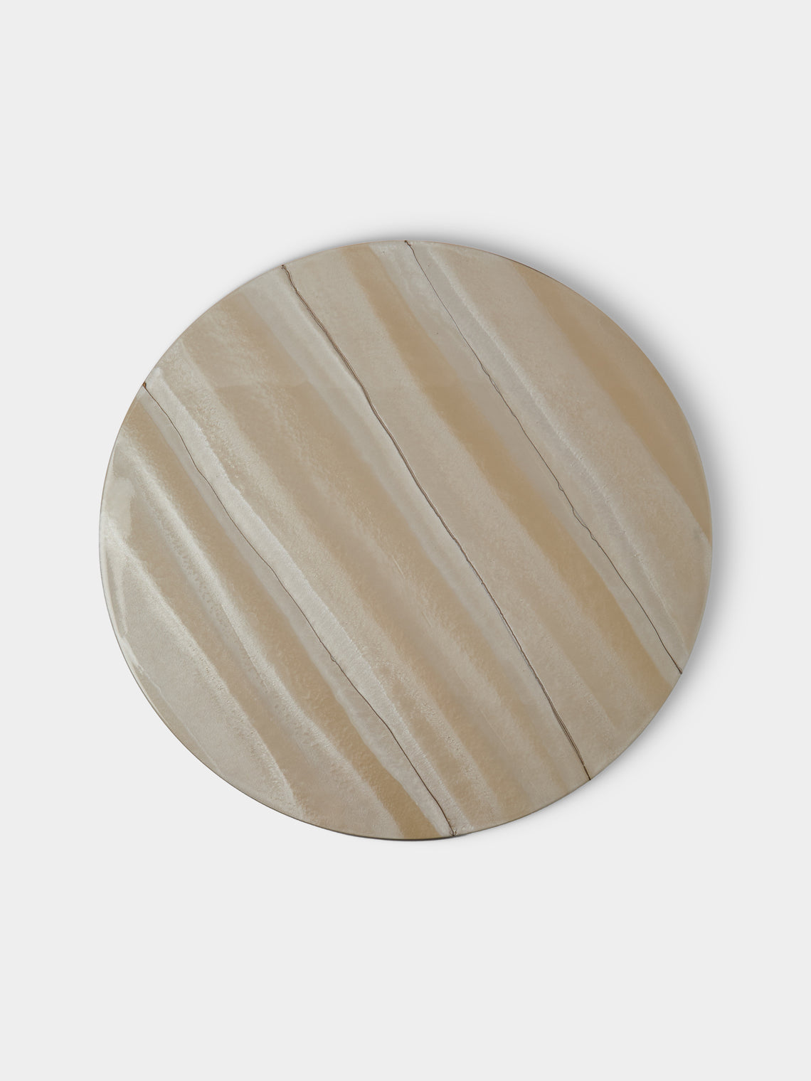 MAAR Design - | Set of 4 | Avorio Hand-Painted Lacquered Placemats - Ivory - ABASK
