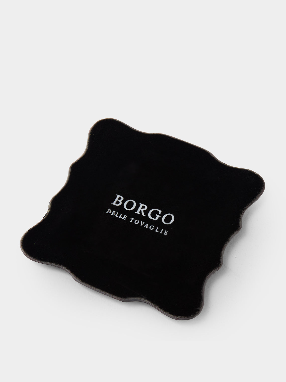Borgo delle Tovaglie - Firenze Curio Mio Mirrored Glass Coasters (Set of 6) - Red - ABASK