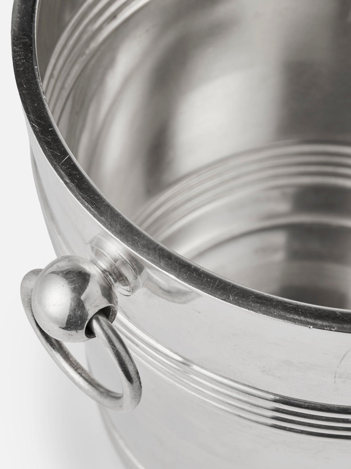 Antique and Vintage - 1940s Christofle Silver-Plated Champagne Bucket - Silver - ABASK