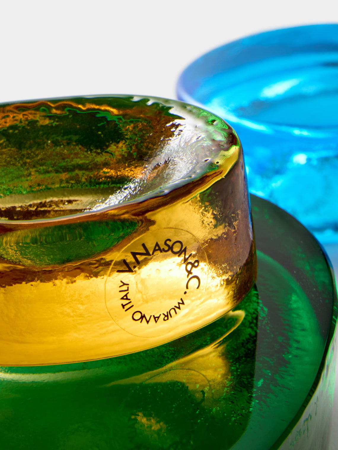 Antique and Vintage - 1970s NasonMoretti Murano Glass Desk Tidies (Set of 4) - Multiple - ABASK