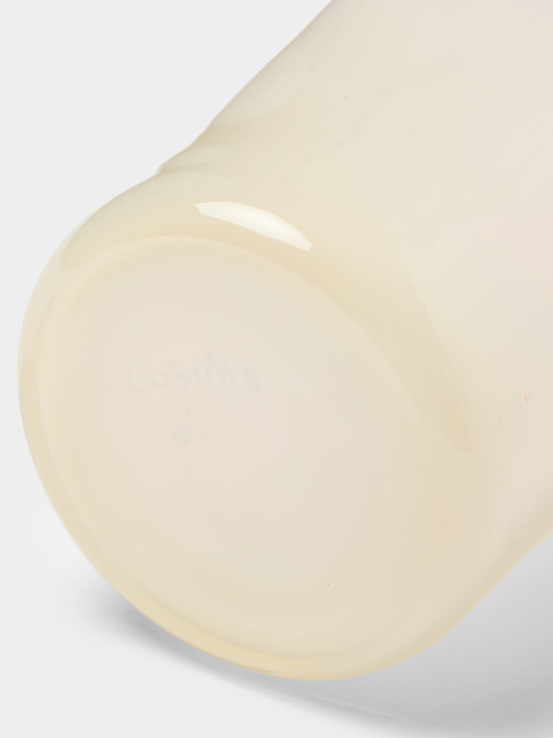 Cosima - Hex Hand-Blown Glass Tumbler - Yellow - ABASK