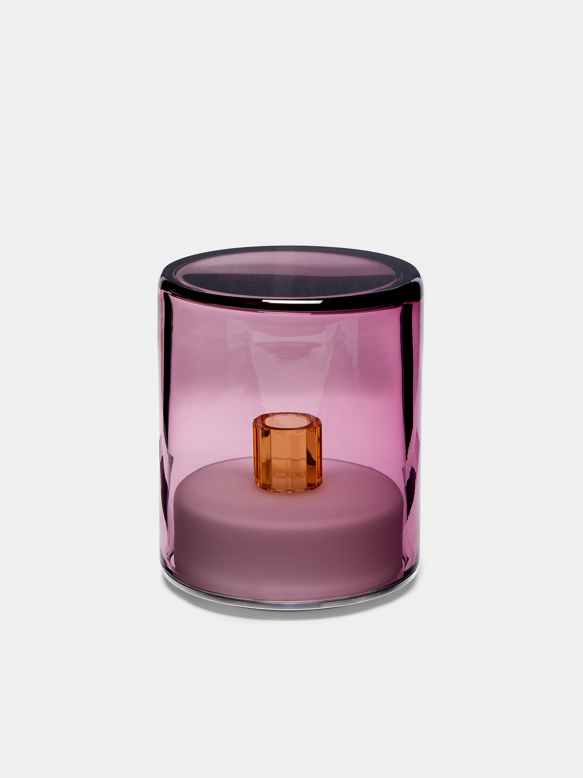 Green Wolf Lighting - Ametista I Hand-Blown Murano Glass Portable Table Light - Purple - ABASK - 