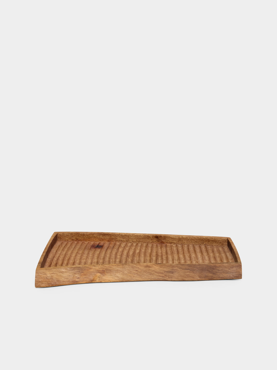 Thursday Furniture - Hand-Carved Machilus Platter - Brown - ABASK - 