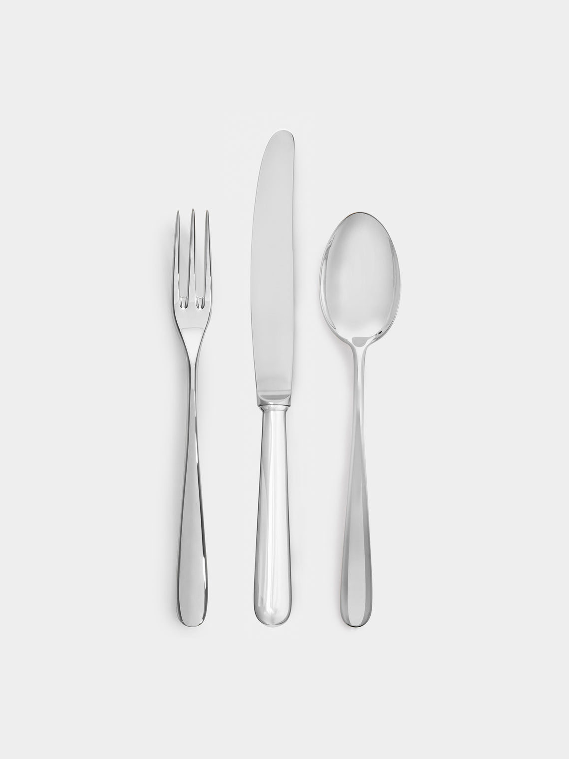 Zanetto - Miroir Silver-Plated Cutlery - Silver - ABASK - 