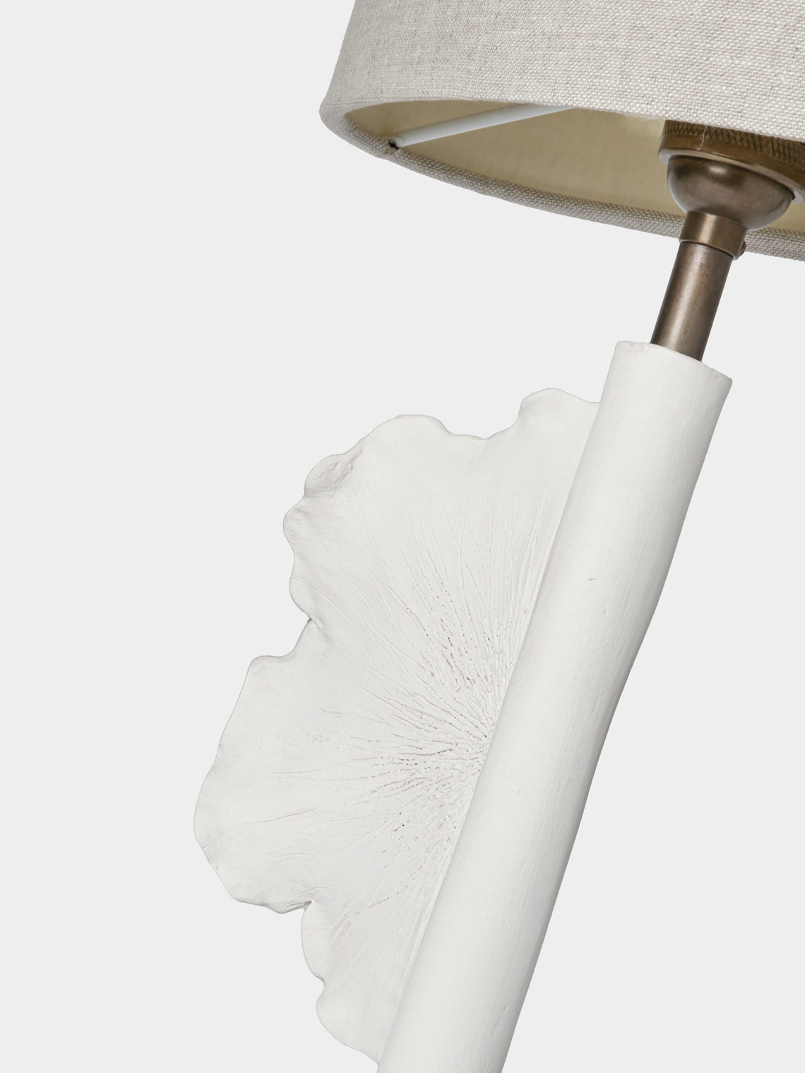 Legato Studio - Prudence Hand-Cast Composite Table Lamp - Ivory - ABASK