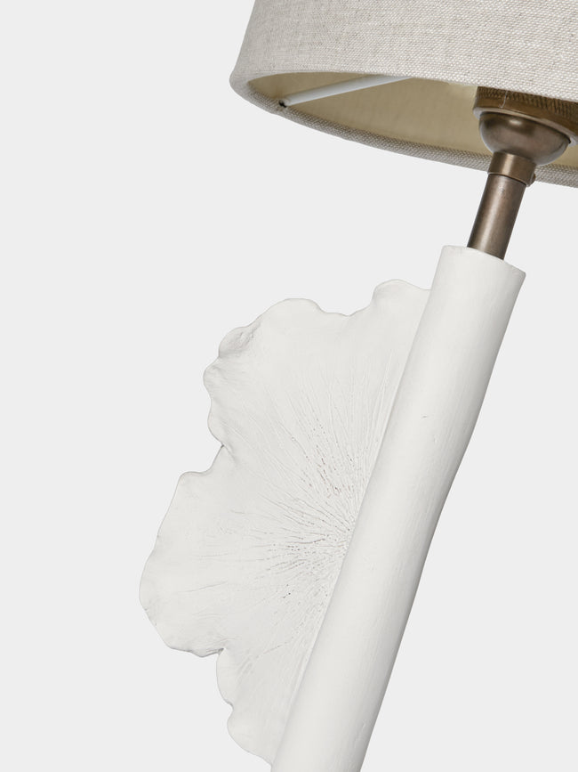 Legato Studio - Prudence Hand-Cast Composite Table Lamp - Ivory - ABASK