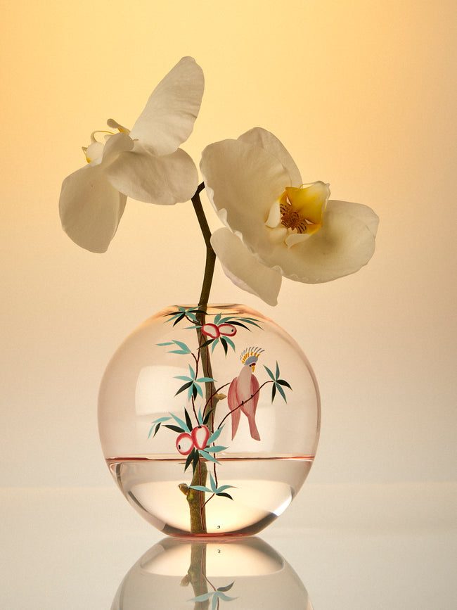 Lobmeyr - BV60 IV Garden of Paradise Hand-Blown Crystal Bud Vase (4in/10cm) - Multiple - ABASK