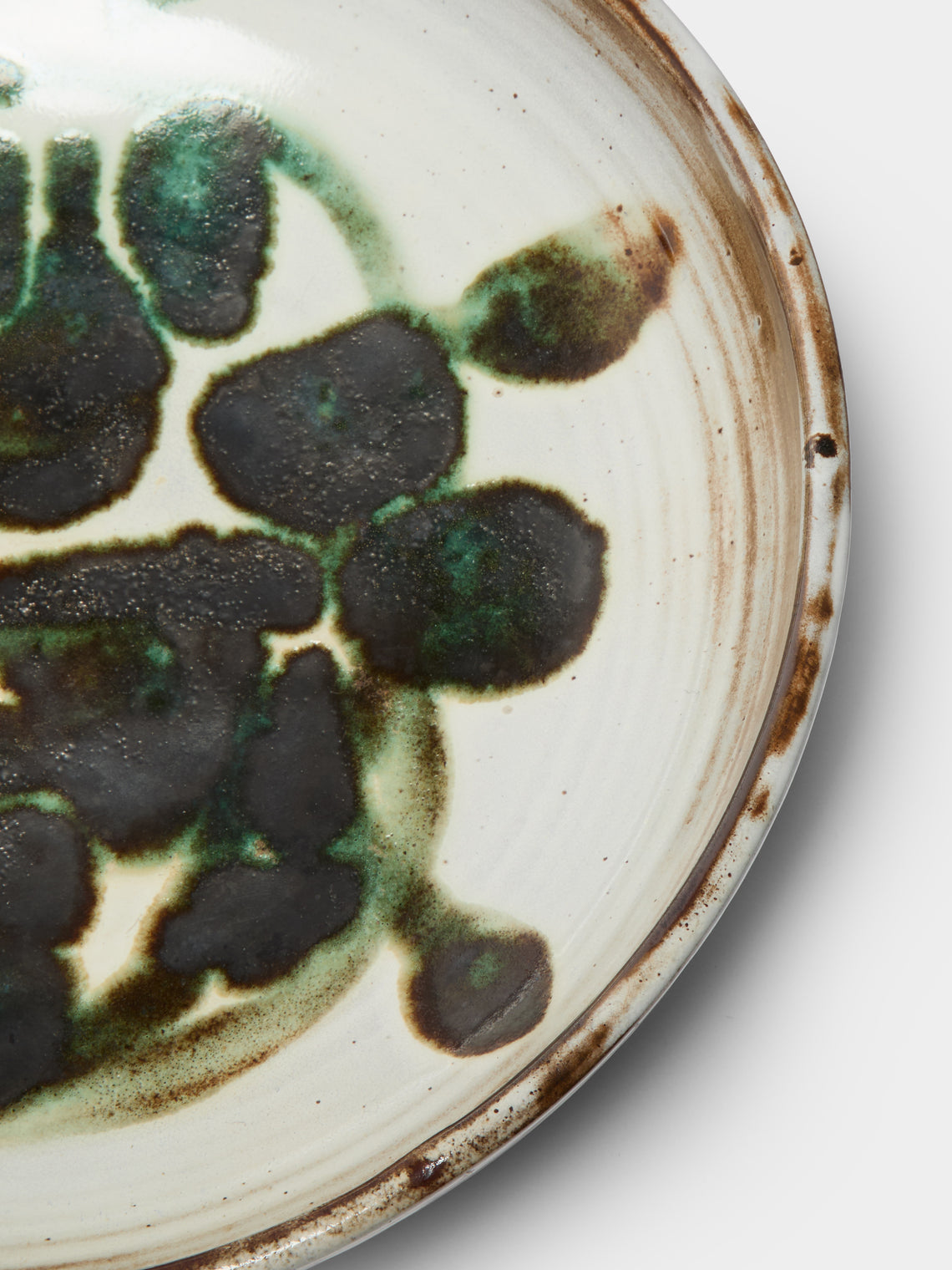 Antique and Vintage - 1950s Michel Anasse French Ceramic Bowl - White - ABASK