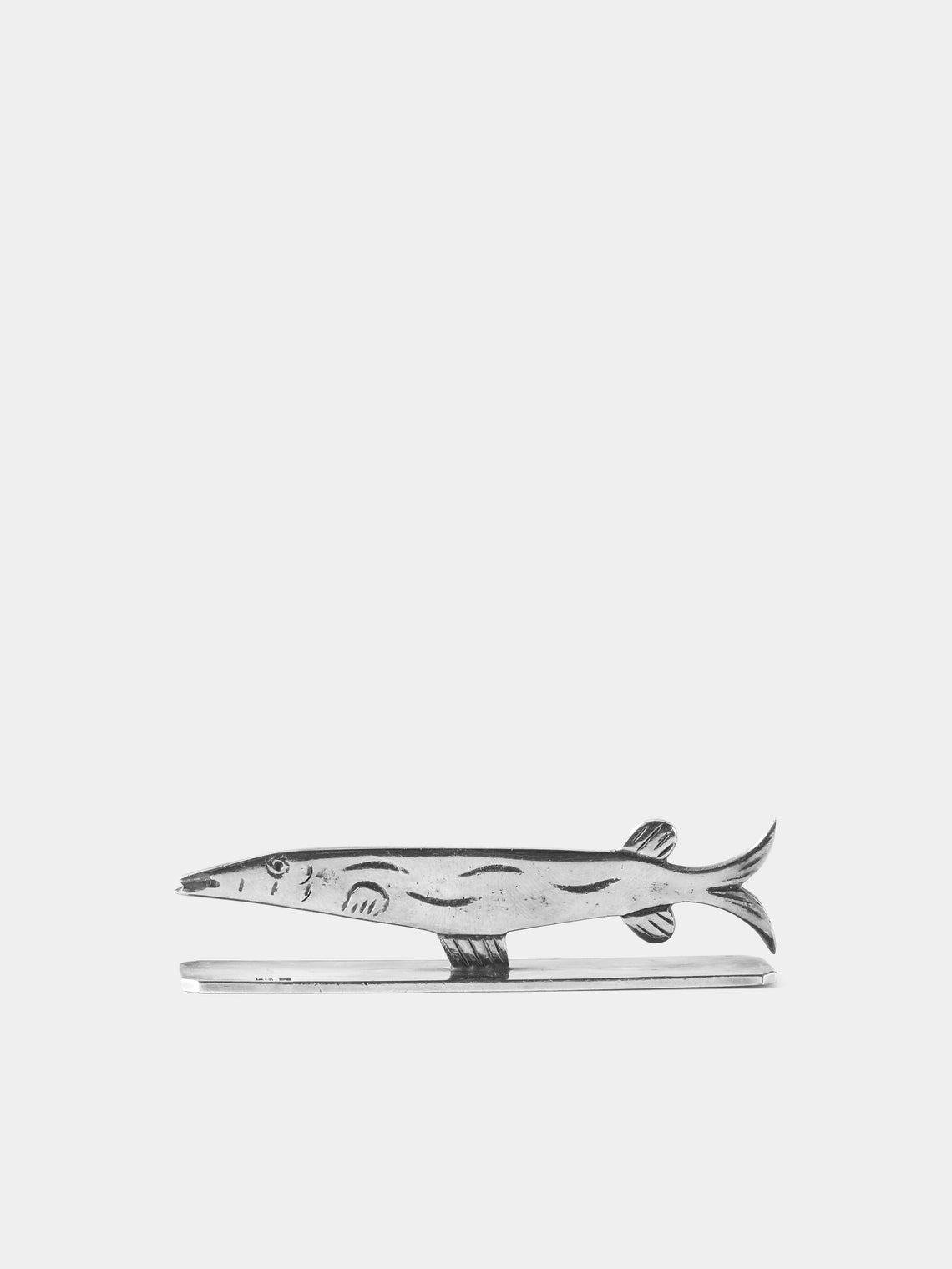 Antique and Vintage - Mid Century Silver Plated Animals Knife Rests (Set of 6) - Silver - ABASK