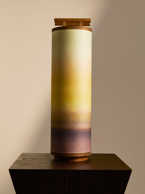 Maxime Prange - Torii Walnut and Washi Paper Large Table Lamp - Multiple - ABASK