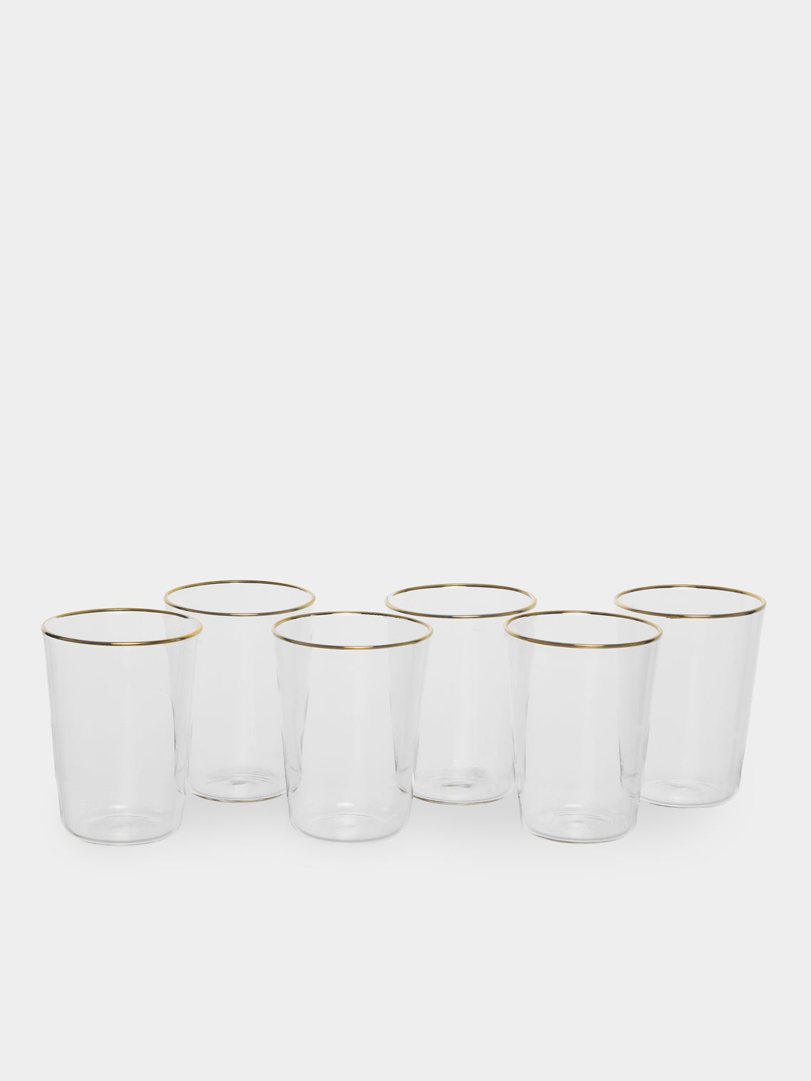 Alya Tannous - | Set of 6 | Vienna Large Wine Glasses - Clear - ABASK