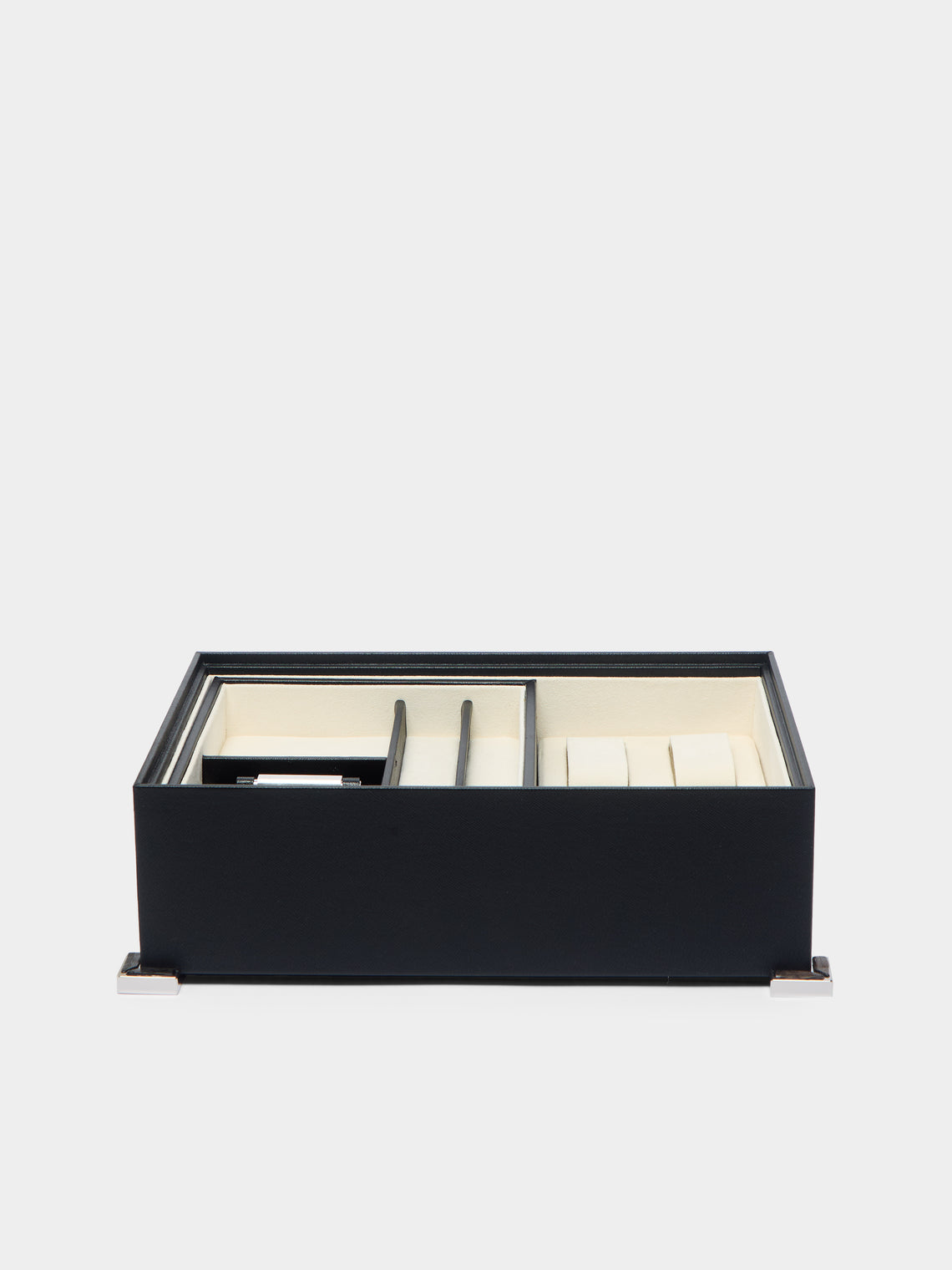 Lorenzi Milano - Leather and Springbok Horn Jewellery Box -  - ABASK