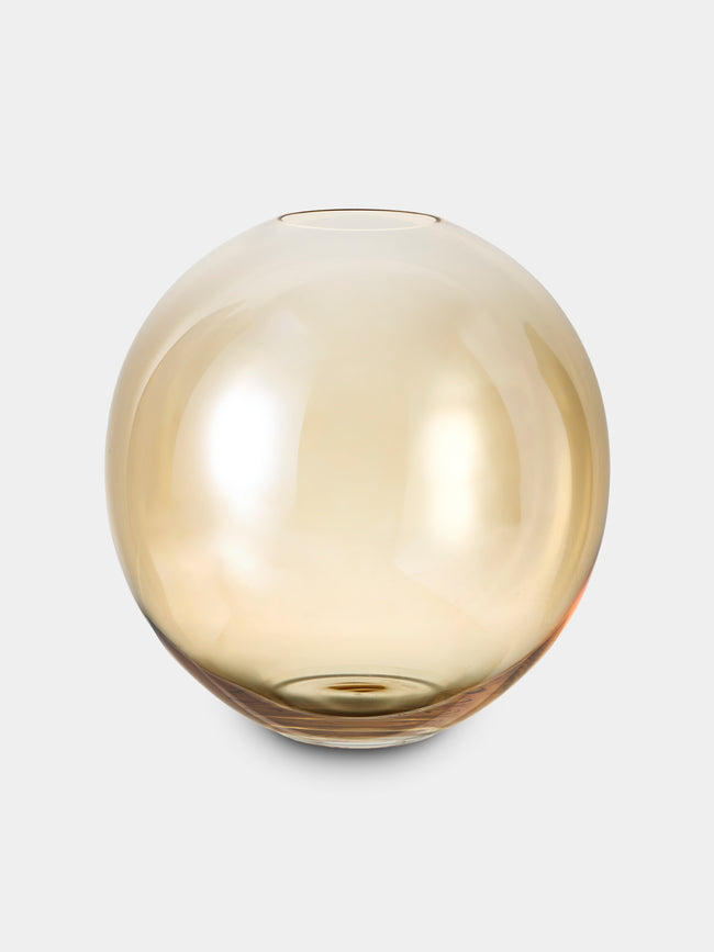 Lobmeyr - BV60 Crystal Vase (8in/20cm) - Gold - ABASK - 
